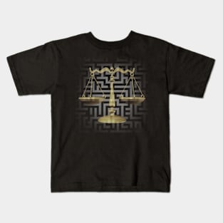 Law and Justice Kids T-Shirt